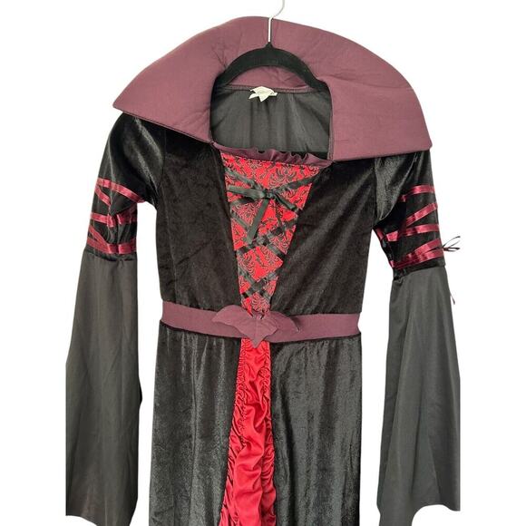 Spooktacular Creations Girls Size M Vampire Halloween Dress Up Costume Party - Picture 2 of 12